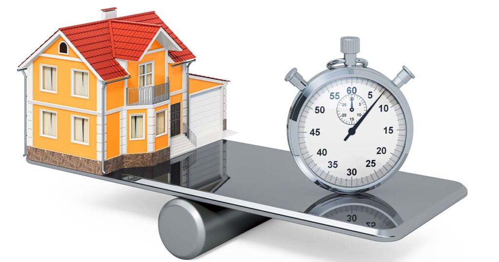Home vs time on balance